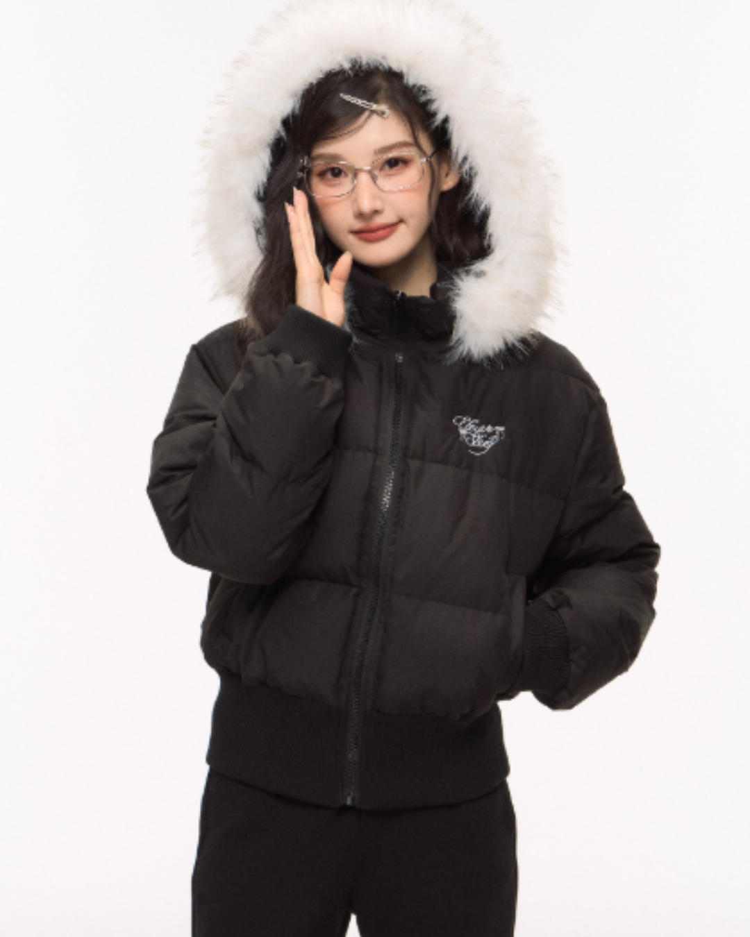 Fur Down Jacket / Flare Pants ELS0010