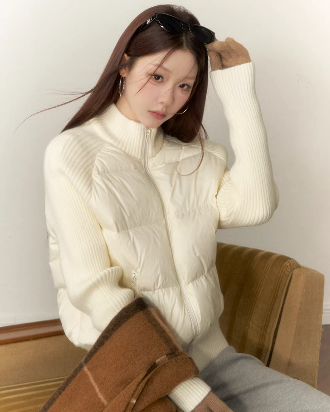 Down Knit Blouson WDB0006