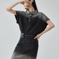 Gradient Polo Shirt Dress FER0156