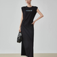 One-Point Logo Long Dress FER0307