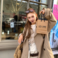 Belted Long Trench Coat DEM0012