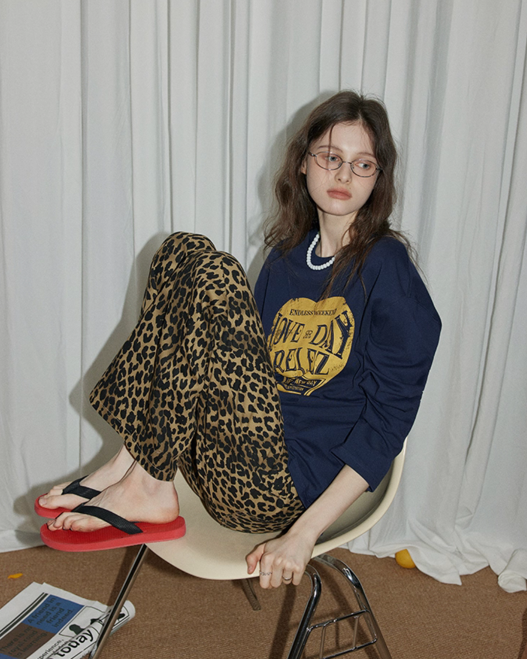 Vintage Letter Print T-Shirt RLZ0011