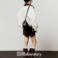 Boa Collar Round Jacket/Leopard Print Mini Skirt LLA0556