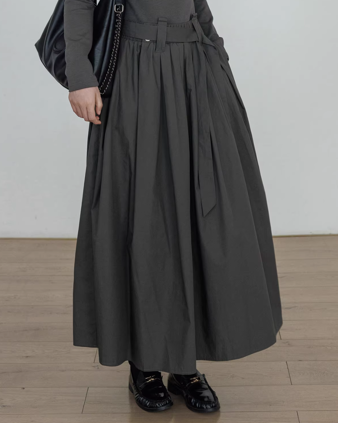 Half-Turtleneck Long Dress VAS0185