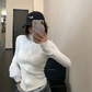 Cropped Slim Zip Jacket YLS1049