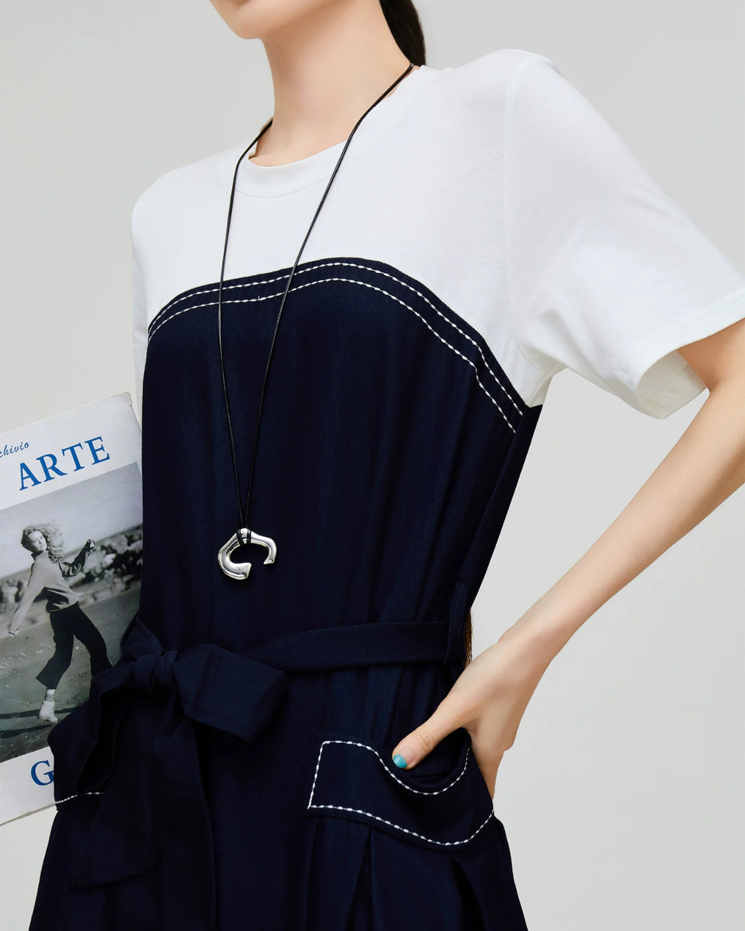 Bandeau-Style Docking Dress FER0302