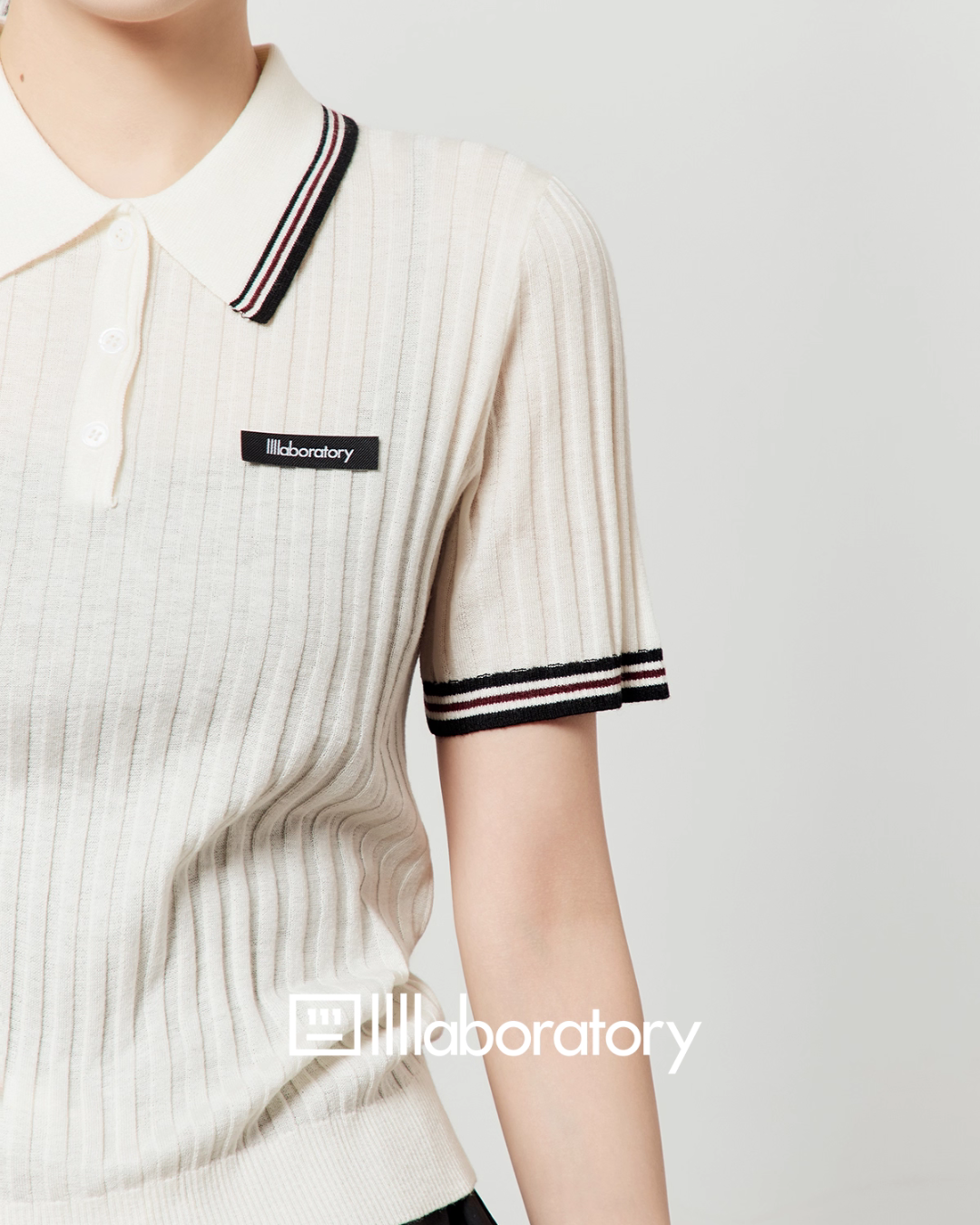 Polo Collar Knit Top LLA0489