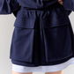 Retro Preppy Collar Sweat Tops / Mini Skirt ASG0009