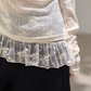 Lace Off Shoulder Knit Tops WDB0020