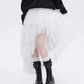 Buckled Irregular Tulle Skirt SHN0006