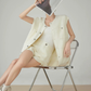 Round Collarless Vest / Half Pants FER0344