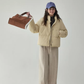 Stand Collar Short Down Jacket AMU0048