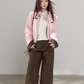 Pink Leather Jacket WDB0016