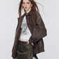 Vintage Leather Work Jacket VSE0065