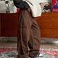 Multi Pocket Washed Work Pants CYE0039