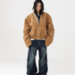 Fake Mouton Suede Coat ACS0356