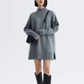 Mock Neck Knit Dress SHN0016