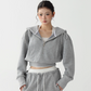 Half Zip Hoodie / Wide Sweatpants ACS0285