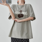 Cherry Print Short-Sleeve T-Shirt  FER0265