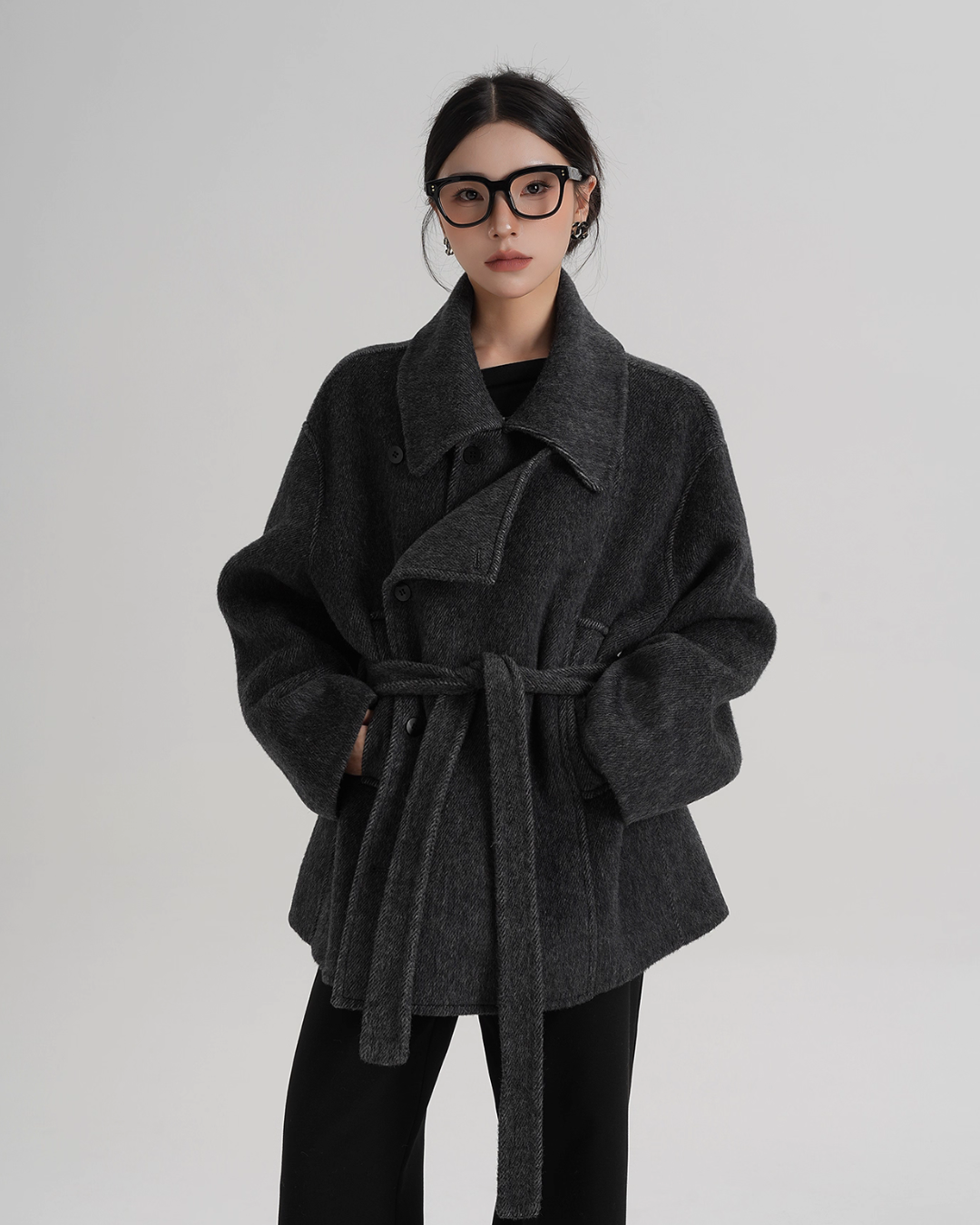 Double Sided Woolen Over Coat SRS0359
