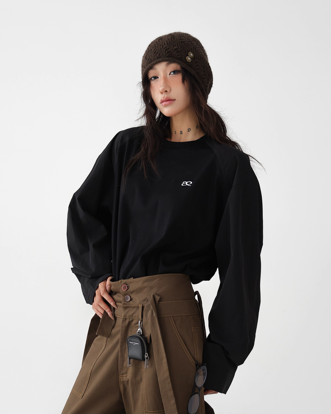 One Point Logo Big Silhouette T-Shirt ACS0289