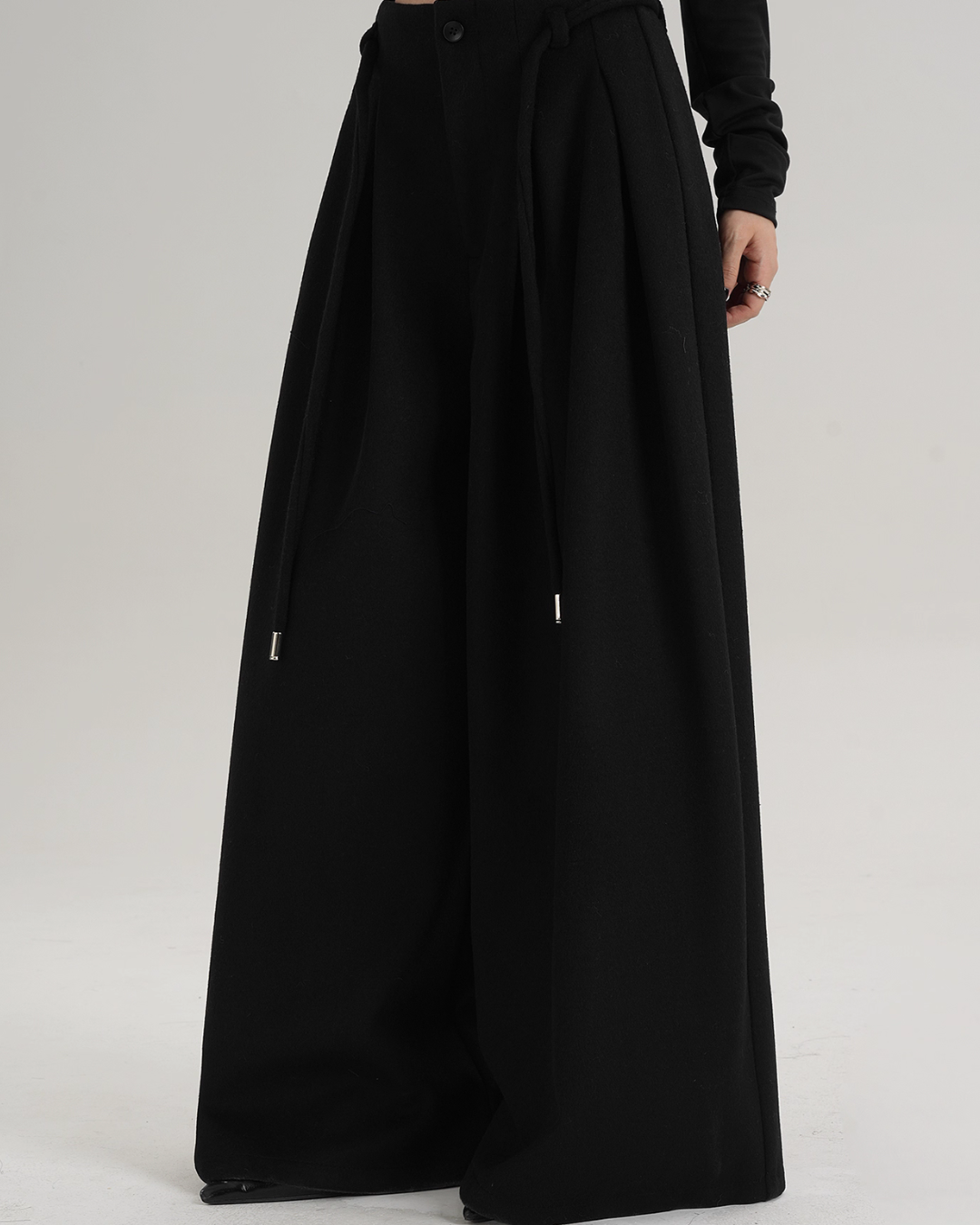 Wool Wide Pants SRS0394