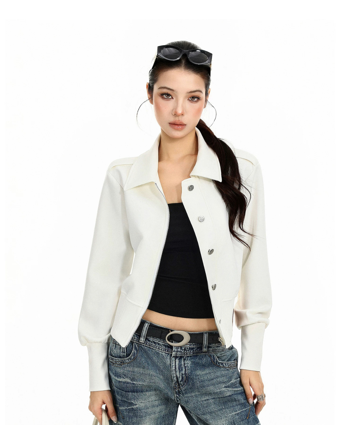 Polo Collar Short Jacket BGS0057