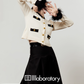 Gold Button Classical Knit Top LLA0554