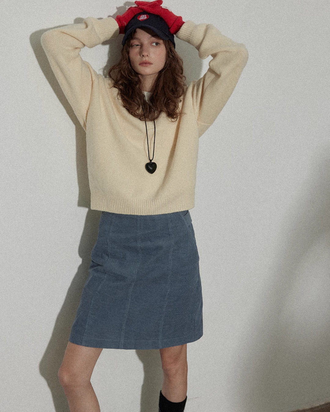 Collar Knit Casual Top RLZ0003