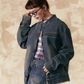 Collarless Denim Jacket EZK0041