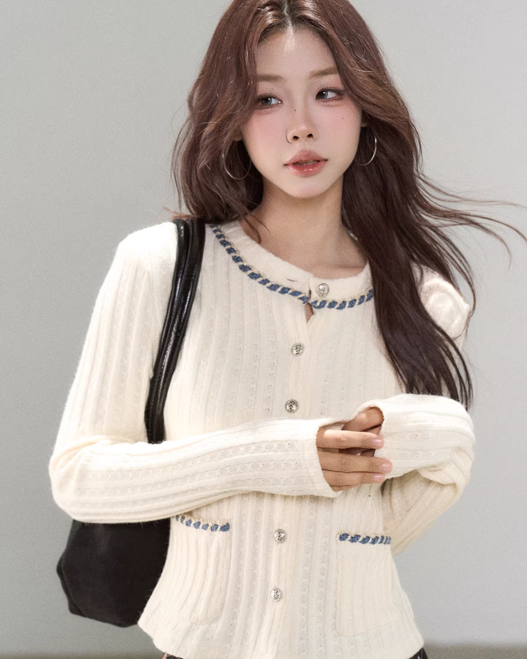Round Neck Tight Knit Top WDB0025