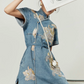 China Denim Fabric Dress LLA0003