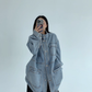Stand Collar Loose Denim Jacket YLS0980