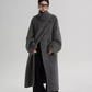 Stand Collar Long Loose Wool Coat SRS0361