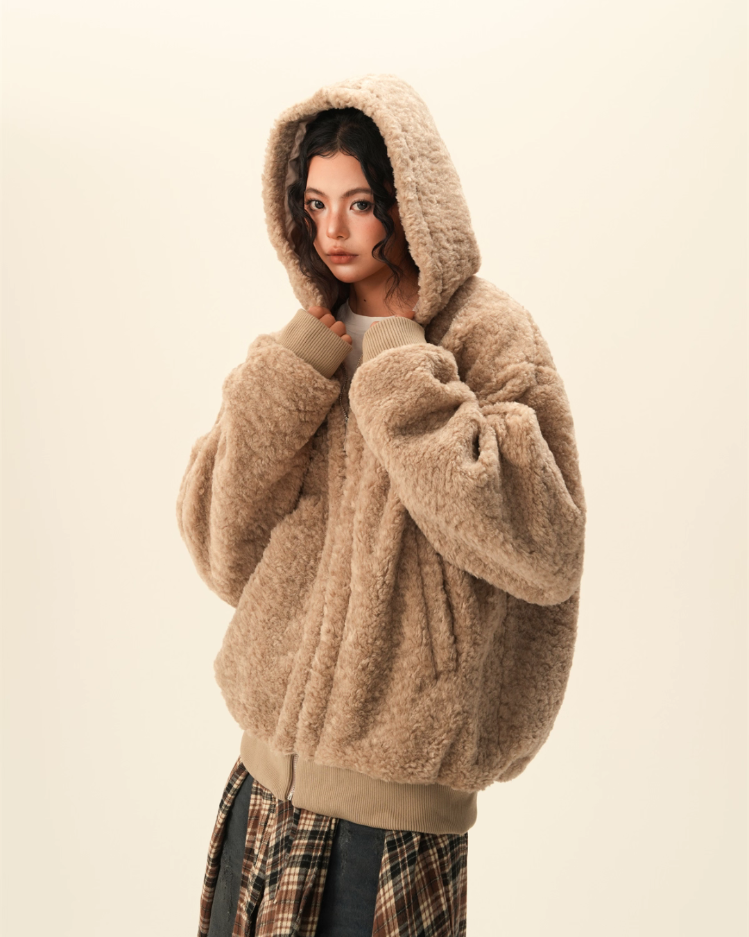 Fluffy Full Zip Hoodie BWA0010