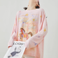 Pony Print Long-Sleeve T-Shirt FER0035
