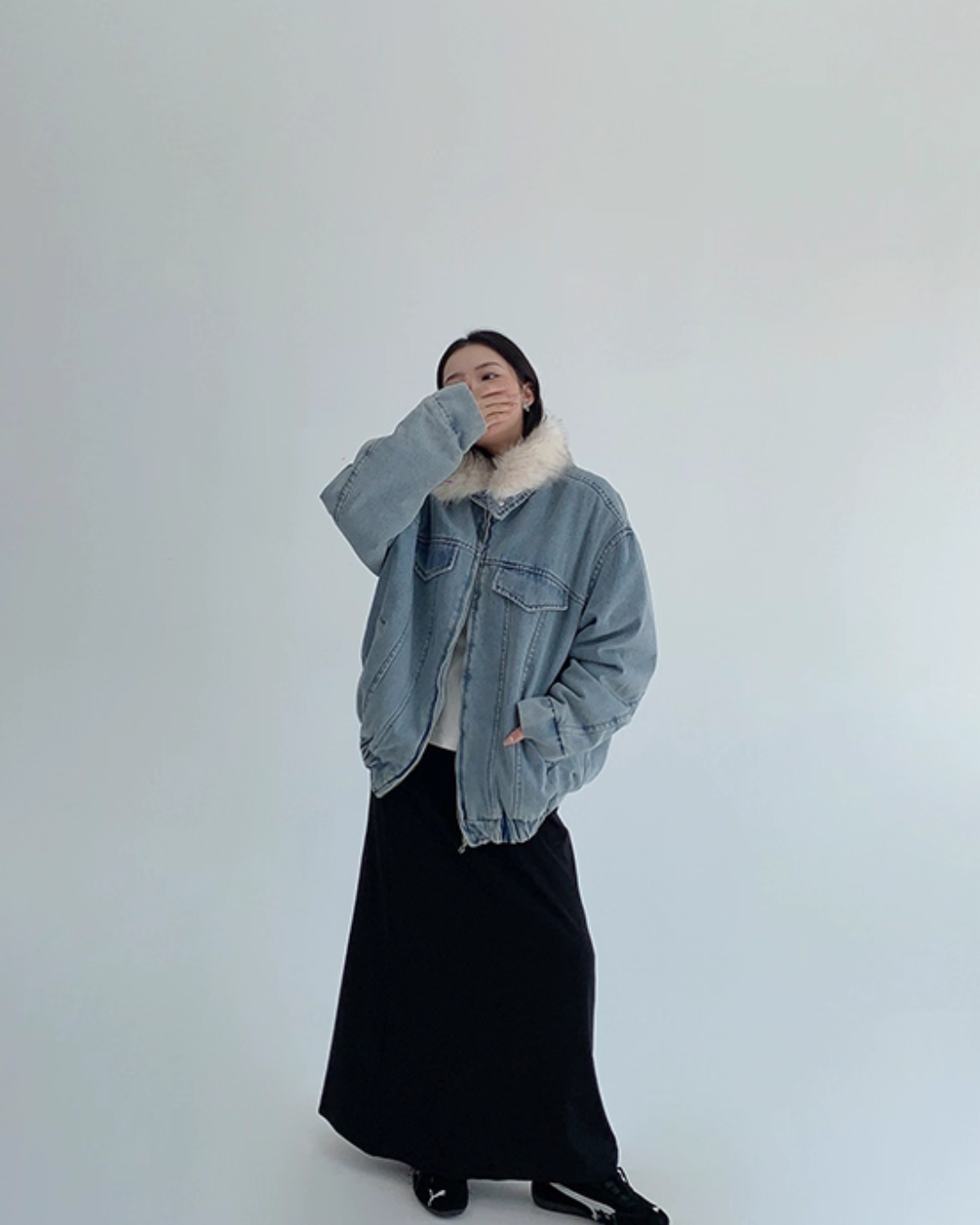 Fur Collar Denim Jacket YLS0994