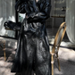 Leather Overfit Long Trench Coat VCY0031