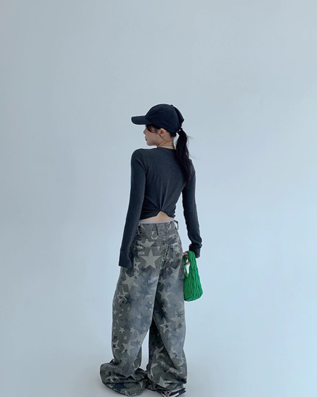 Star Vintage Wide Denim Pants YLS0925