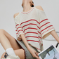 Open-Shoulder Summer Knit FER0268