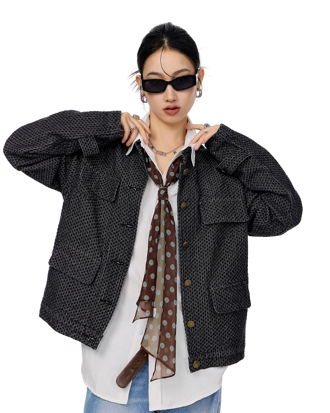 Fragrant Wind Denim Jacket ICM0094
