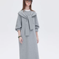 Hooded Long-Sleeve Sweatshirt Dress SHN0007