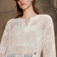 Lace Up Knit Top ELE0012