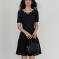 Round Neck Linen Dress VAS0131