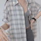 Plaid Half Sleeve Shirt VNS0019