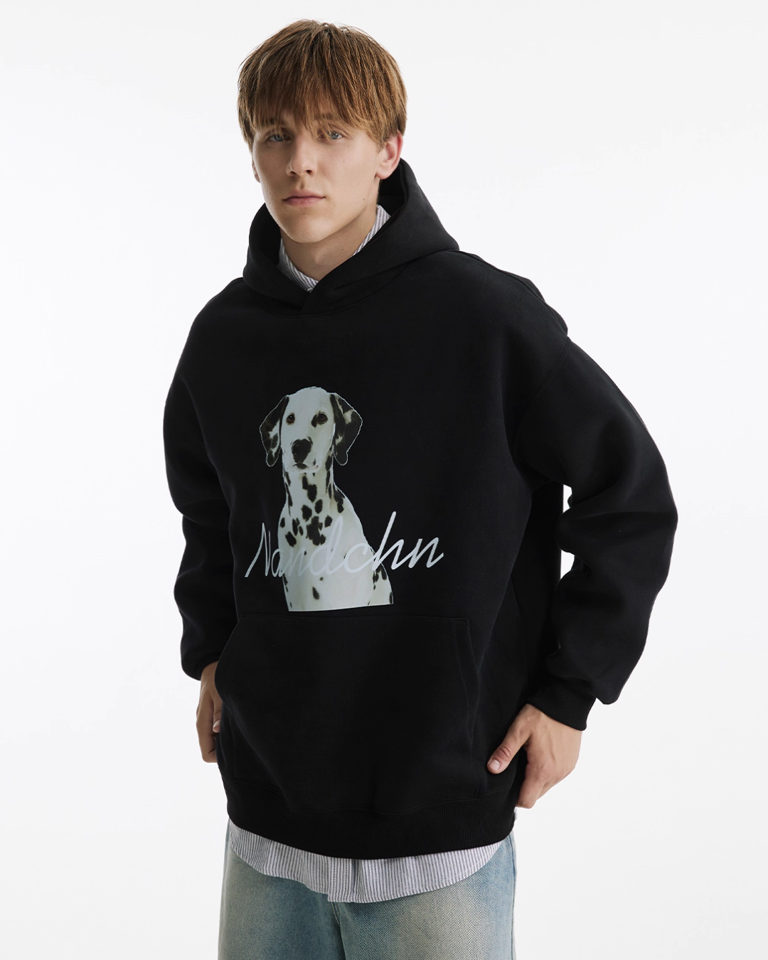 Dog Print Sweatshirt Hoodie NDC0006