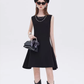 Asymmetry Sleeveless Dress SHN0018