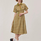 Polo Color Plaid Dress ZZF0258