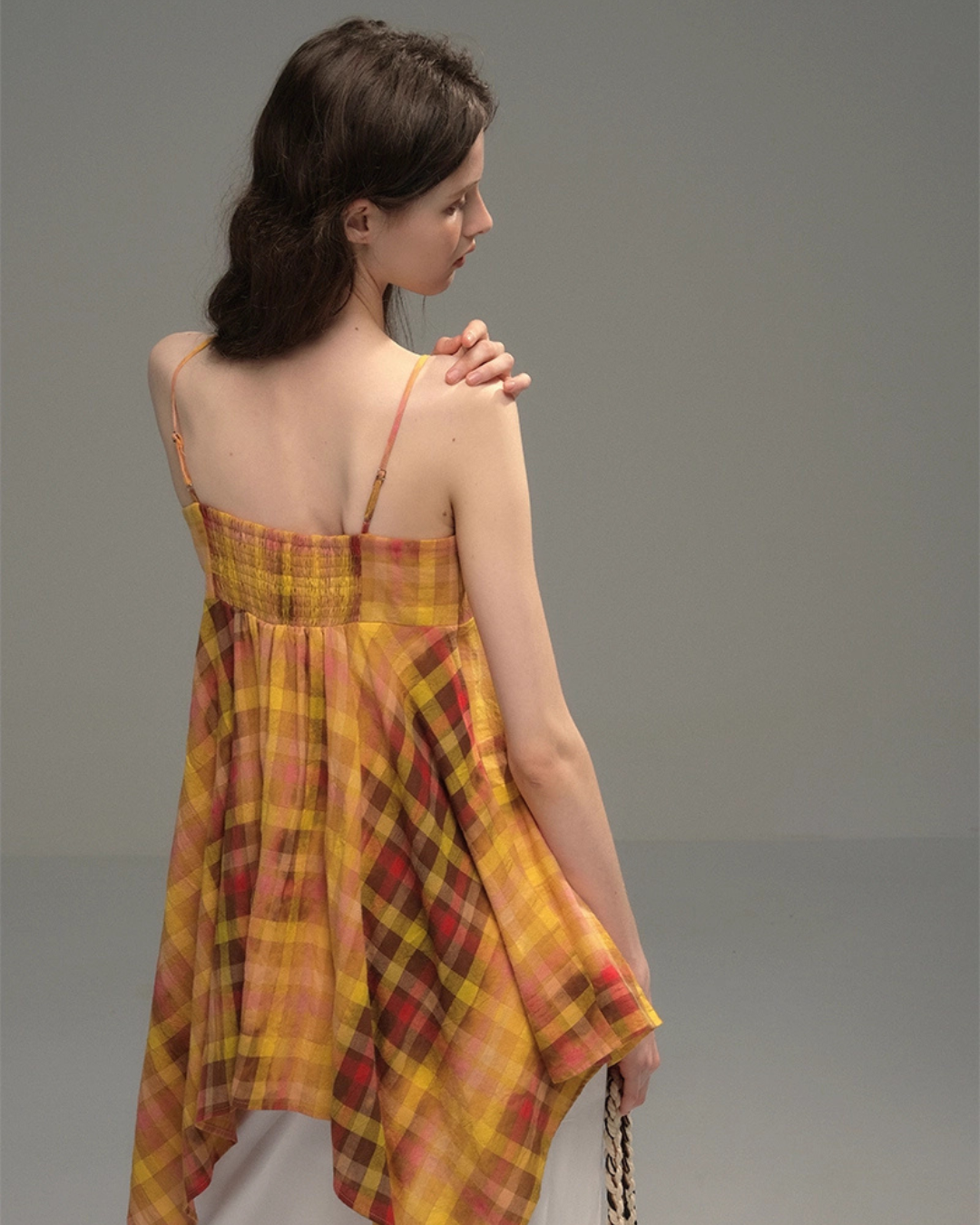 Paid Asymmetrical Cami Dress USY0006