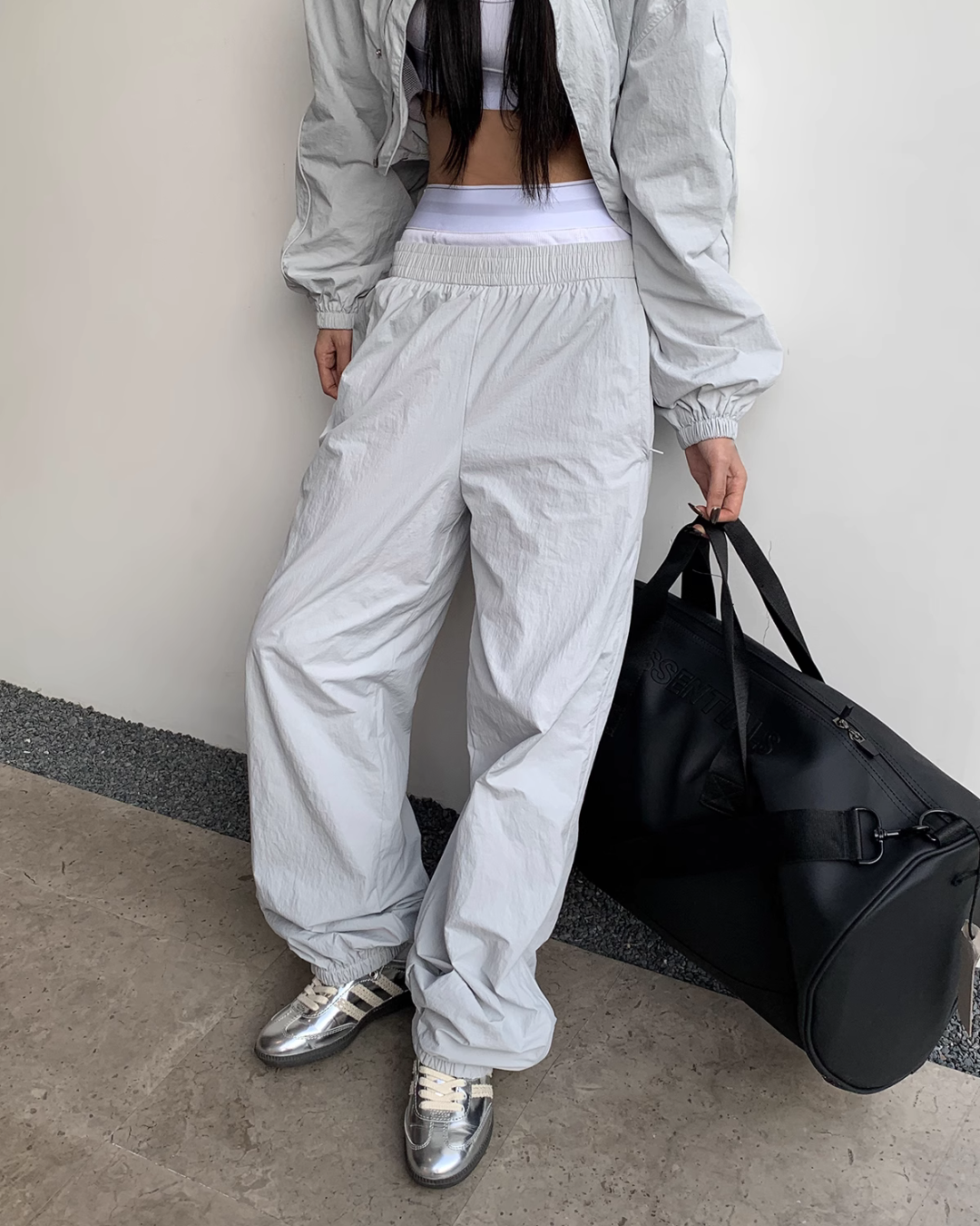 Street Cropped Jacket / Cargo Wide Pants ACS0103